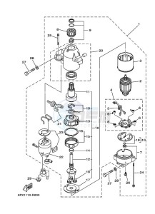 LF250TXR drawing STARTER-MOTOR