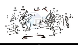 JET 4 50cc (AD05W8-EU) (E4) (L8) drawing FRONT COVER FRONT INNER BOX