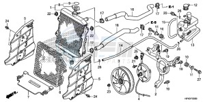 TRX420FPMD TRX420 Europe Direct - (ED) drawing RADIATOR