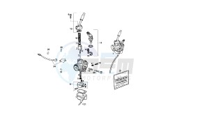 SENDA R X-TREM - 50 CC VTHSR1D1A EU2 drawing CARBURETOR