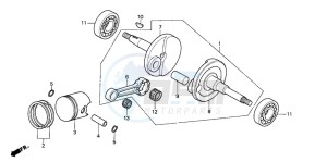 PK50 drawing CRANKSHAFT/PISTON