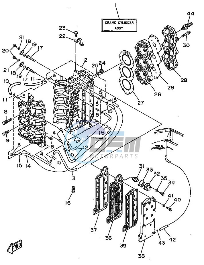 CYLINDER--CRANKCASE