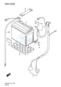 DL650X ABS V-STROM EU drawing BATTERY