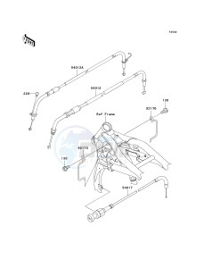 VN 1600 B [VULCAN 1600 MEAN STREAK] (B6F-B8FA) B6F drawing CABLES