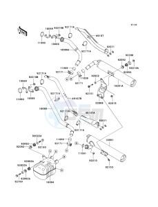 VN 1600 B [VULCAN 1600 MEAN STREAK] (B1-B2) [VULCAN 1600 MEAN STREAK] drawing MUFFLER-- S- -