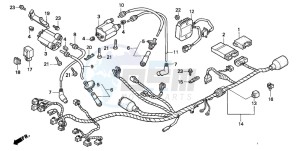 XL600V TRANSALP drawing WIRE HARNESS