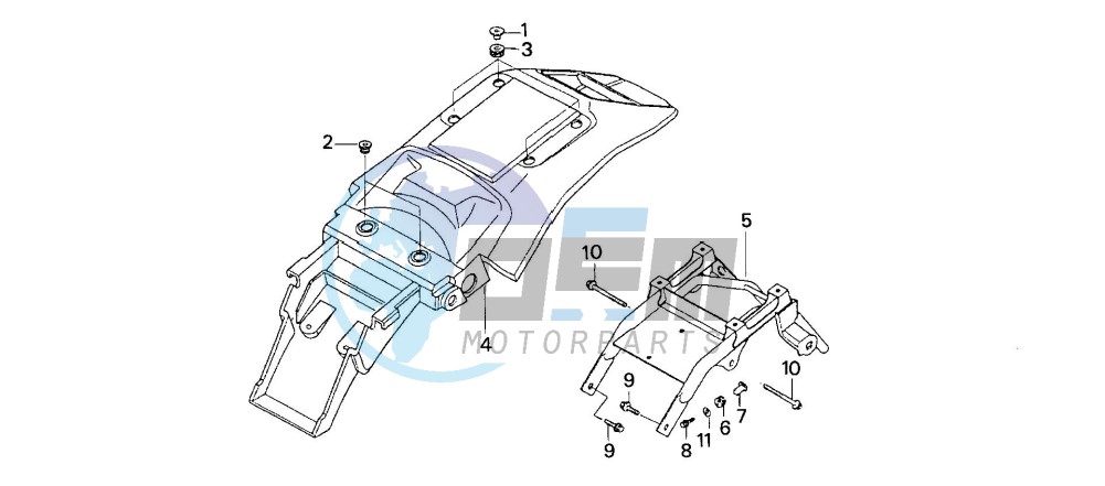 REAR FENDER (2)