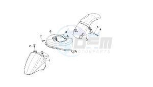 BOULEVARD - 100 CC 4T drawing FENDER