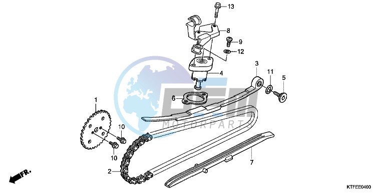 CAM CHAIN/TENSIONER