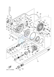 YXZ1000E YXZ10YPXG YXZ1000R EPS (2HC4) drawing DRIVE SHAFT