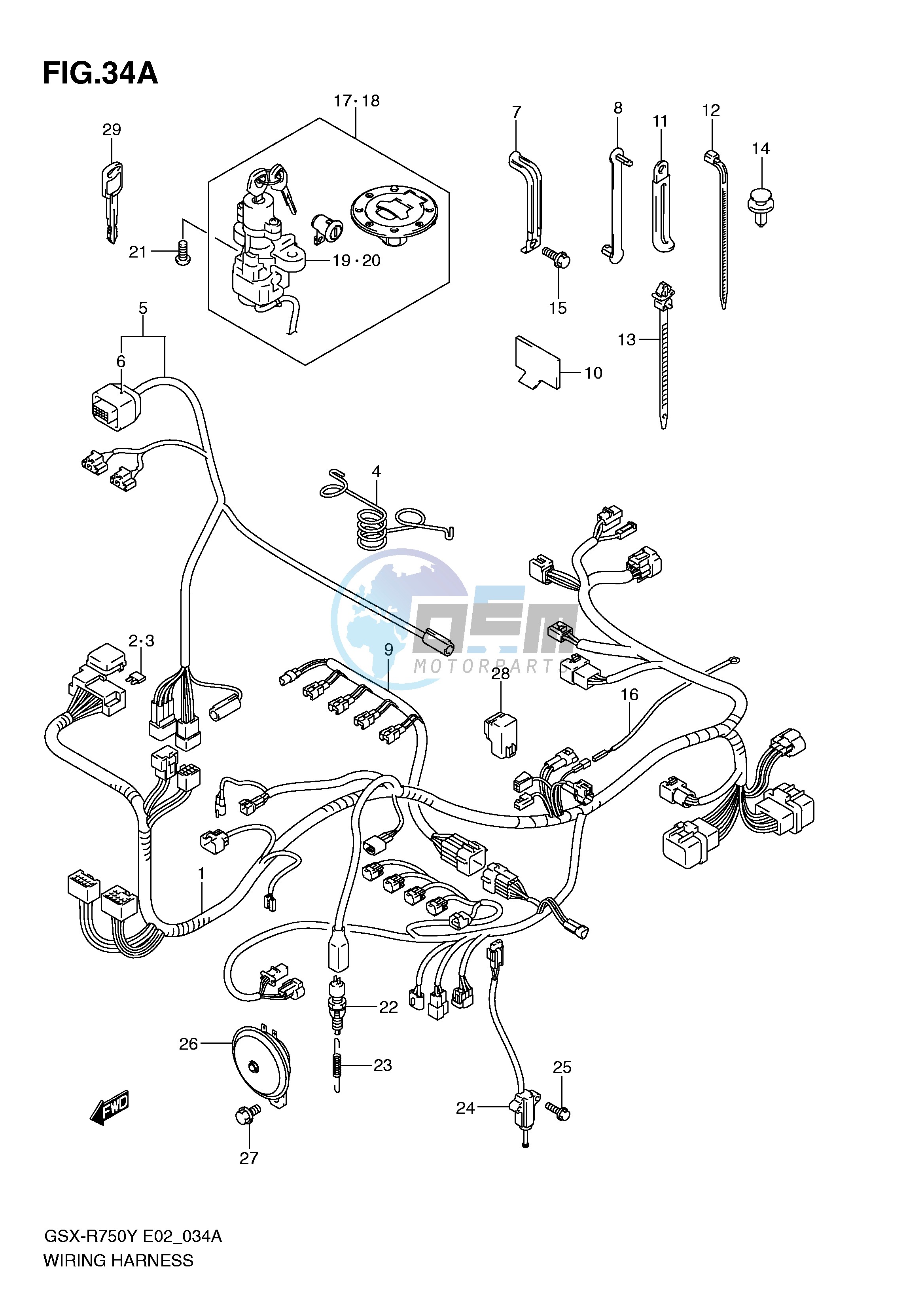 WIRING HARNESS (MODEL K2)