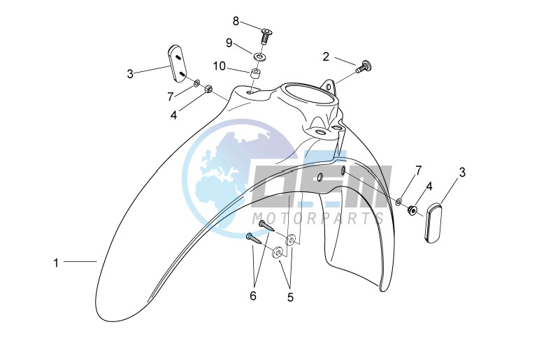 Front body VI - Front mudguard