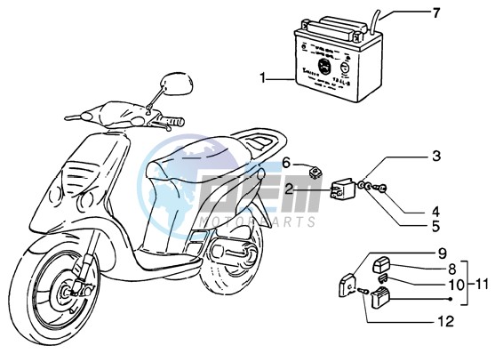 Battery - Relays