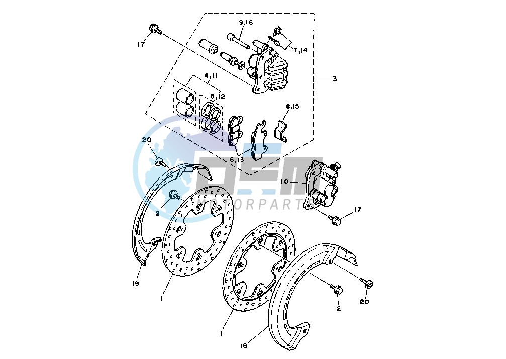 FRONT BRAKE CALIPER