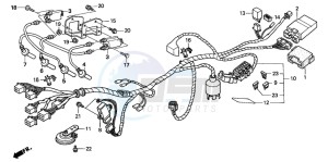 CB600F2 CB600S drawing WIRE HARNESS (CB600F2)