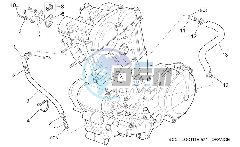 Cooling pipes