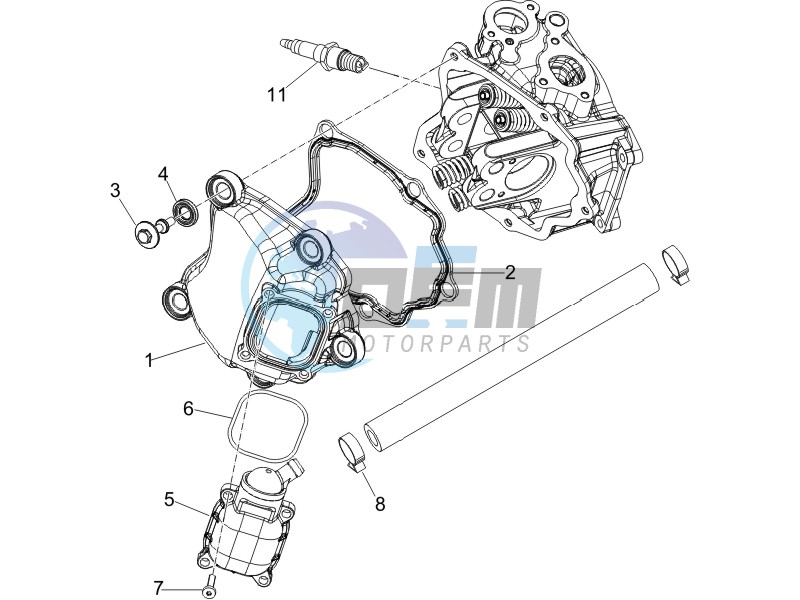 Cylinder head cover