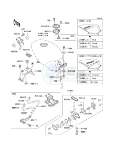 EX 500 D [NINJA 500R] (D6-D9) [NINJA 500R] drawing FUEL TANK