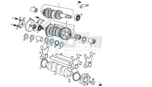 SENDA R X-RACE - 50 CC VTHSR1A1A drawing GEAR BOX