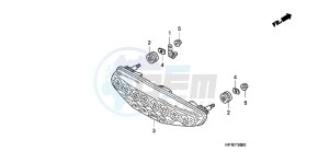 TRX450ERC drawing TAILLIGHT