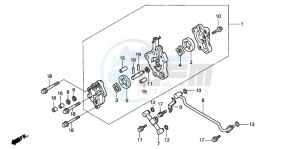 TRX350FM FOURTRAX 350 4X4 drawing OIL PUMP