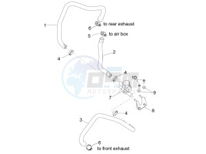 RSV4 1000 RR Racer Pack 2015 drawing Secondary air