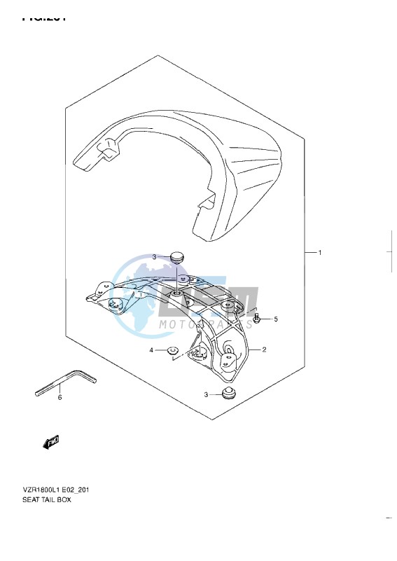 SEAT TAIL BOX L1