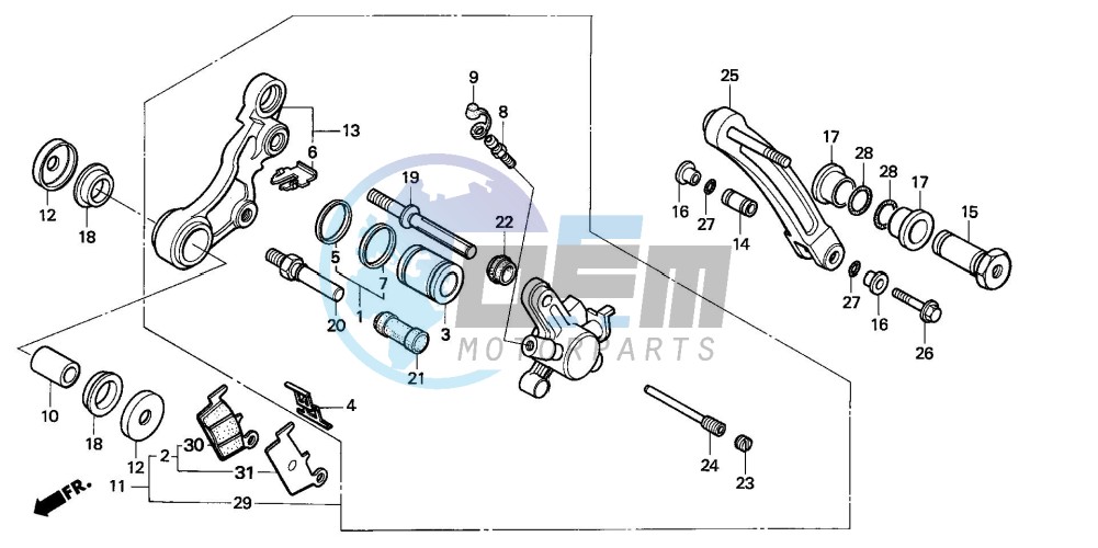 FRONT BRAKE CALIPER