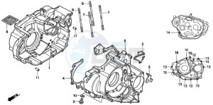 TRX300FW FOURTRAX drawing CRANKCASE