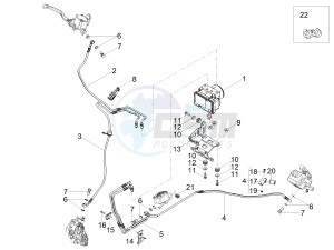 V7 III Stone 750 e4 (EMEA) drawing ABS Brake system