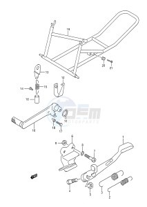 GSX-R1100 (E28) drawing STAND