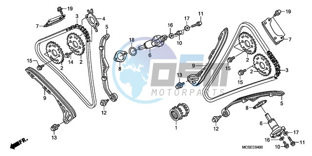 CAM CHAIN/TENSIONER