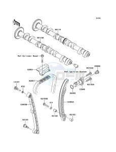 JET SKI ULTRA 300LX JT1500JBF EU drawing Camshaft(s)/Tensioner