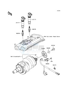 ER-6f ABS EX650D9F GB XX (EU ME A(FRICA) drawing Ignition System