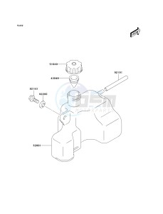 KSF 50 A [KFX50] (A1-A3) [KFX50] drawing OIL TANK