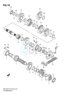 RM-Z250 (E3-E28) drawing TRANSMISSION