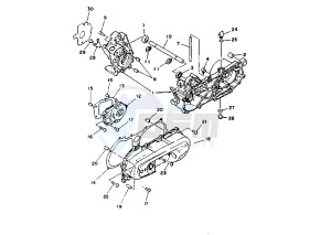 YM BREEZE 50 drawing CRANKCASE