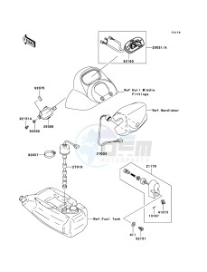 JET SKI STX-15F JT1500-A2 FR drawing Meters