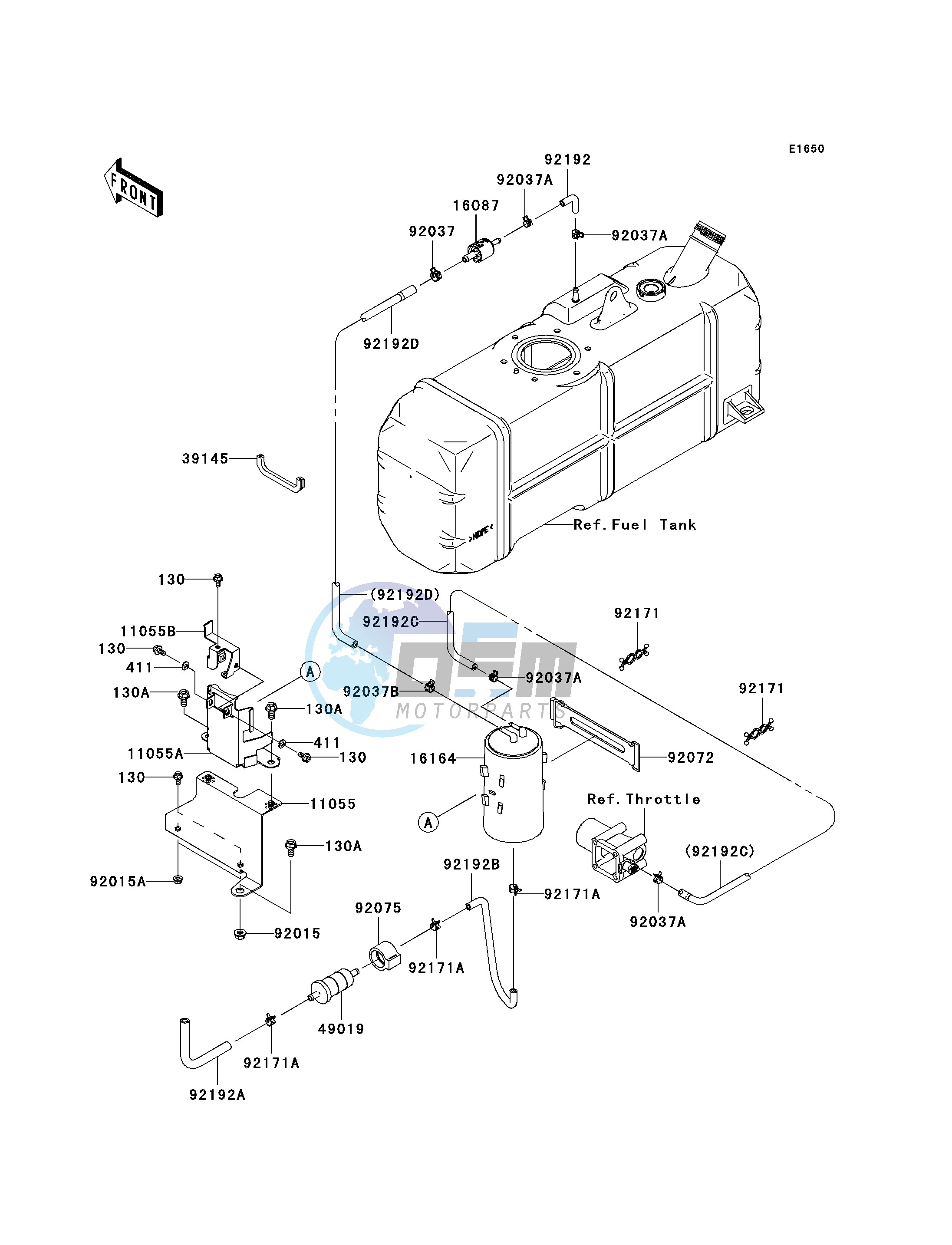 FUEL EVAPORATIVE SYSTEM -- CA- -