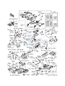 ZZR1400 ABS ZX1400JHF GB XX (EU ME A(FRICA) drawing Chassis Electrical Equipment