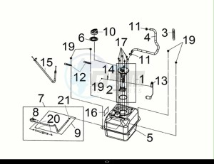 JOYMAX Z+ 125 (LW12W2-EU) (E5) (M1) drawing FUEL TANK
