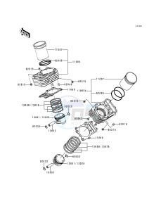 VN 800 B [VULCAN 800 CLASSIC] (B1-B5) [VULCAN 800 CLASSIC] drawing CYLINDER_PISTON-- S- -