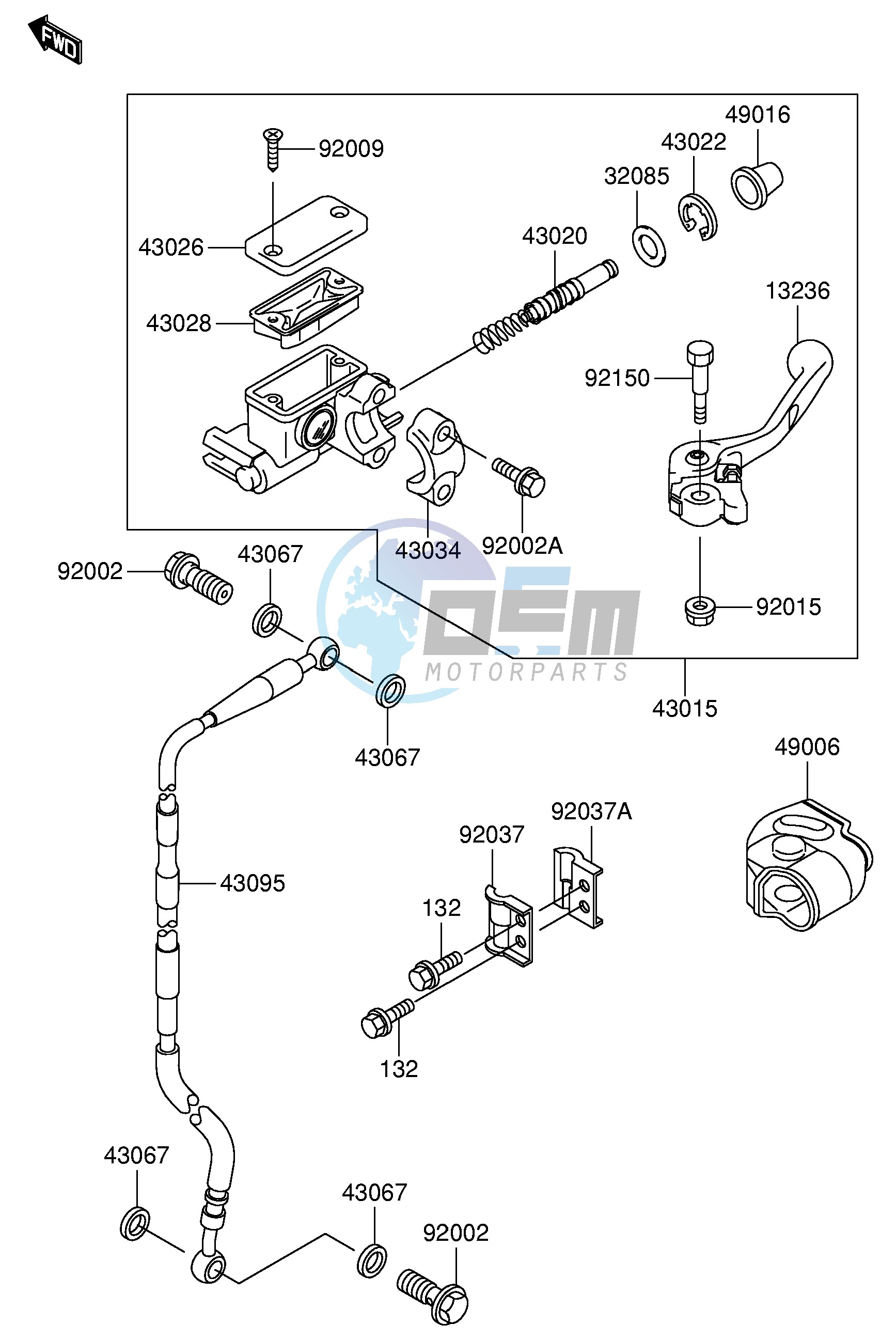 FRONT MASTER CYLINDER