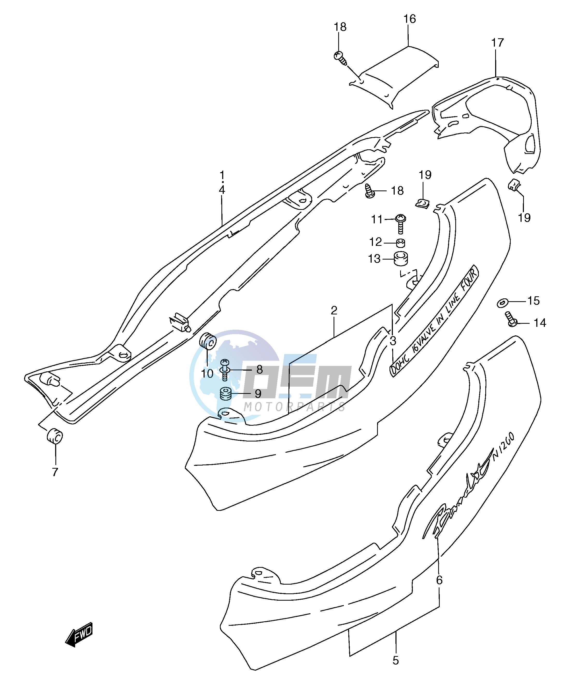 FRAME COVER (MODEL T)