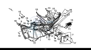 MAXSYM 600 I ABS EXECUTIVE (LX60A4-EU) (E4) (L7-M0) drawing FR. INNER BOX