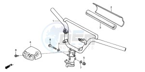 SFX50MM drawing STEERING HANDLE/ HANDLE COVER (2)