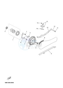 YPR125RA XMAX 125 ABS EVOLIS 125 ABS (2DMH 2DMH) drawing CAMSHAFT & CHAIN