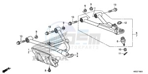 TRX420FM1F TRX420 Europe Direct - (ED) drawing FRONT ARM