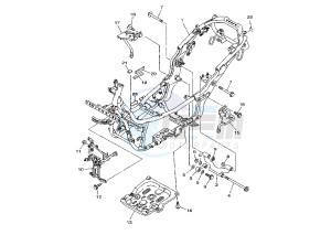 YP MAJESTY 250 drawing FRAME