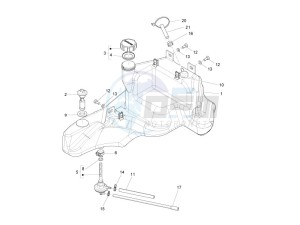 Zip 50 4T drawing Fuel Tank